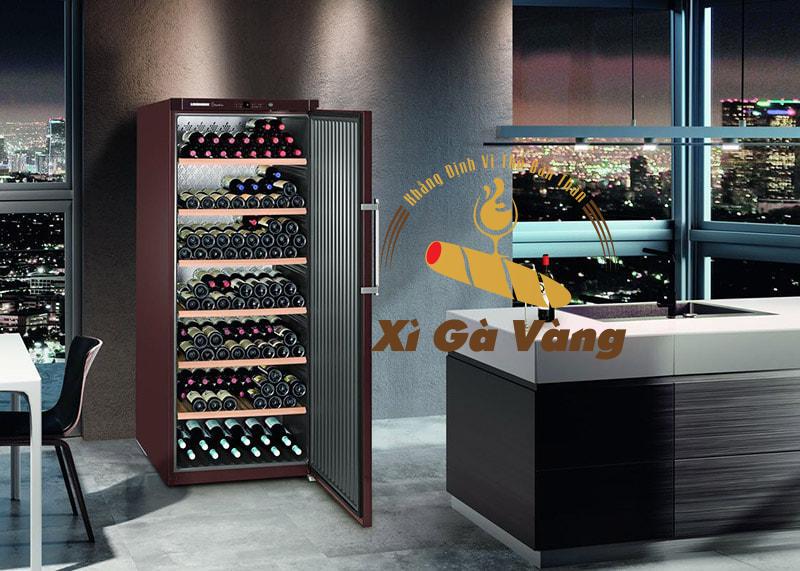 Có thể bảo quản rượu vang trong tủ lạnh chuyên nghiệp